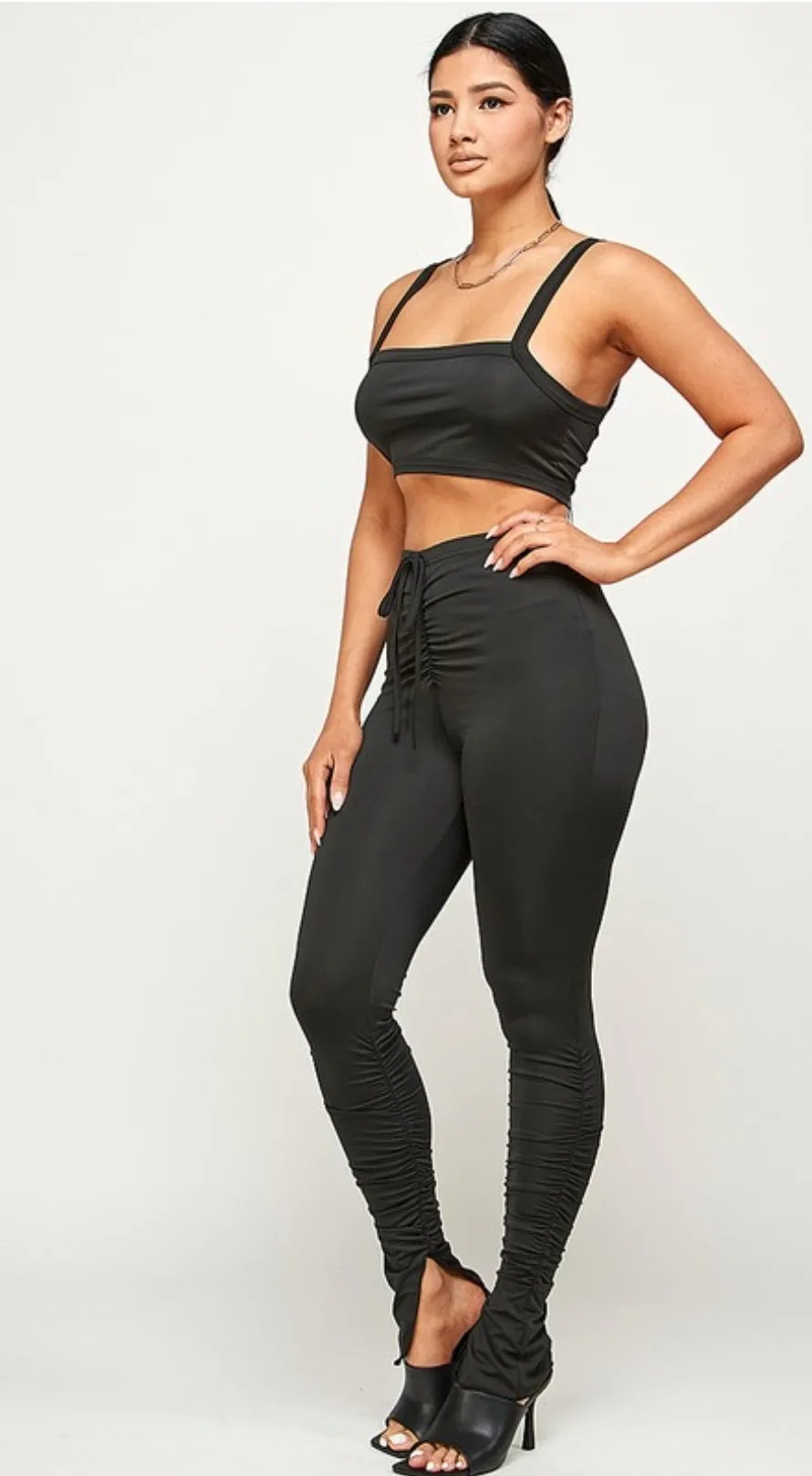 Nollie Crop top and pants set