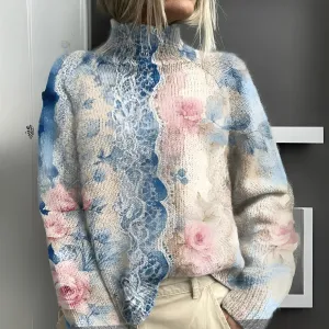 Nora -  Unique Knit Turtleneck