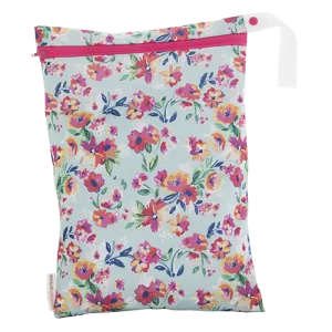 On-the-Go Wet Bag - Aqua Floral