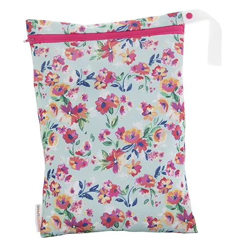 On-the-Go Wet Bag - Aqua Floral