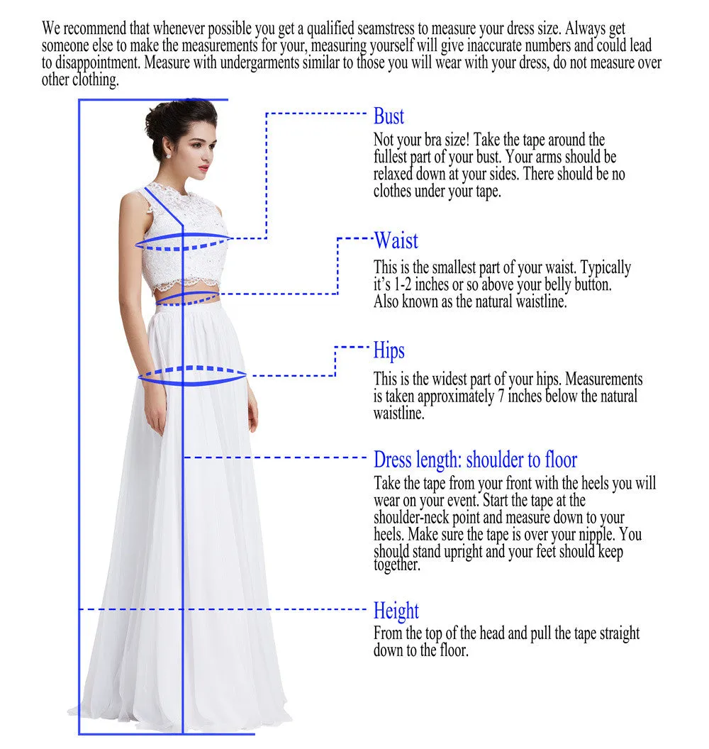 One shoulder red chiffon flowy prom dresses with hand beadings