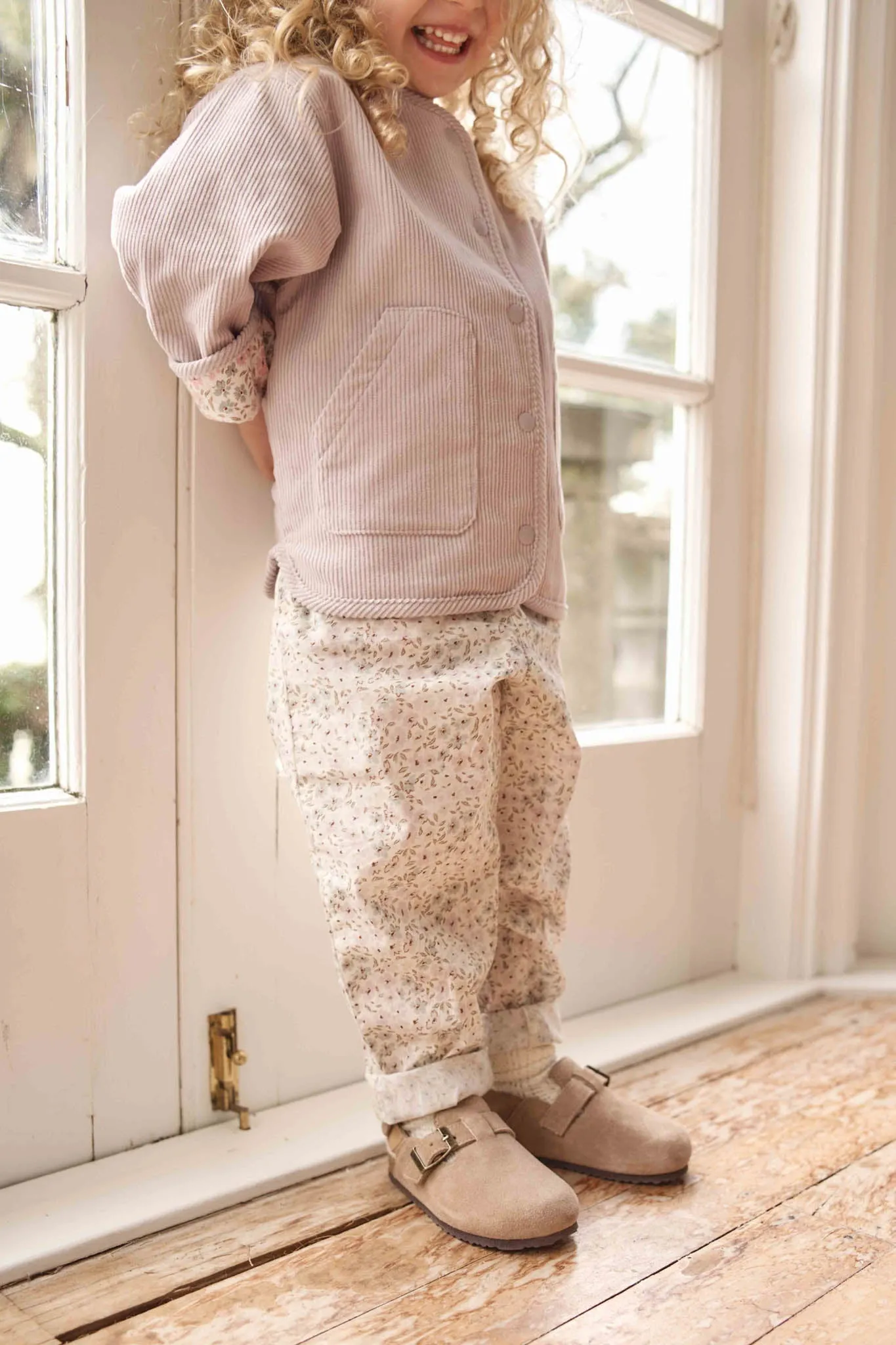 Organic Cotton Elodie Pant - Fifi Violet