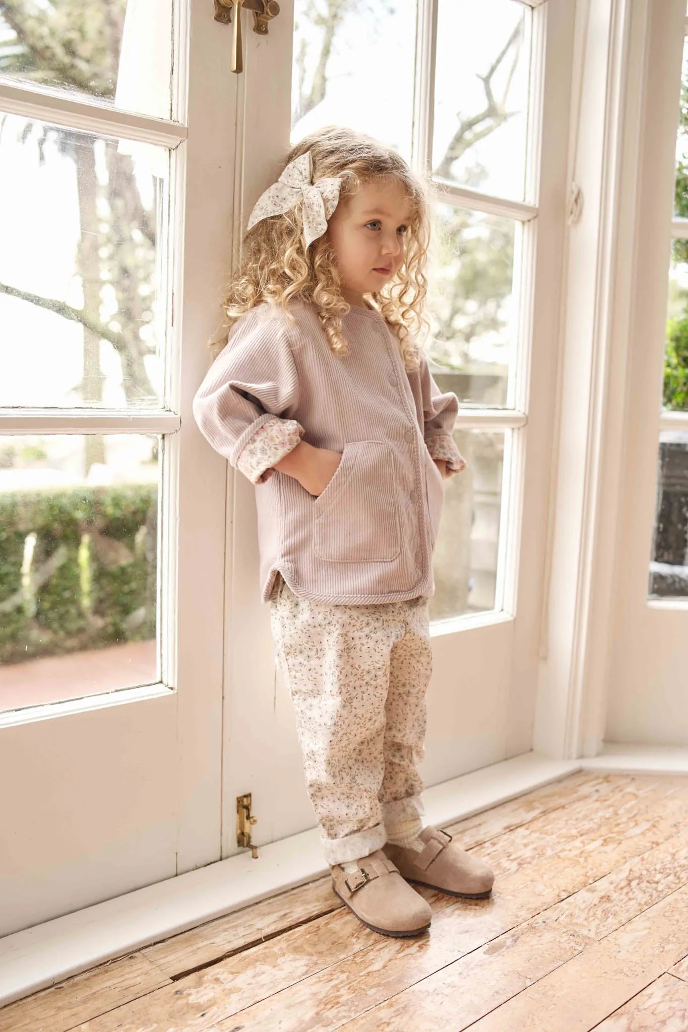 Organic Cotton Elodie Pant - Fifi Violet
