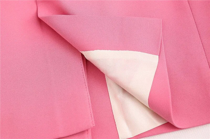 PINK BLAZER WITH POCKETS