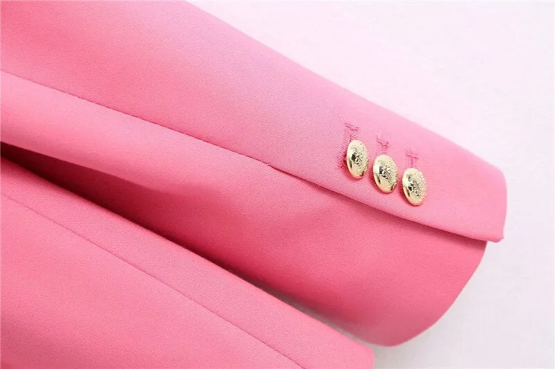 PINK BLAZER WITH POCKETS