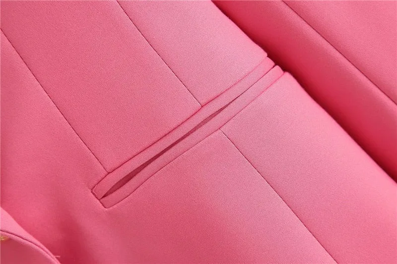 PINK BLAZER WITH POCKETS
