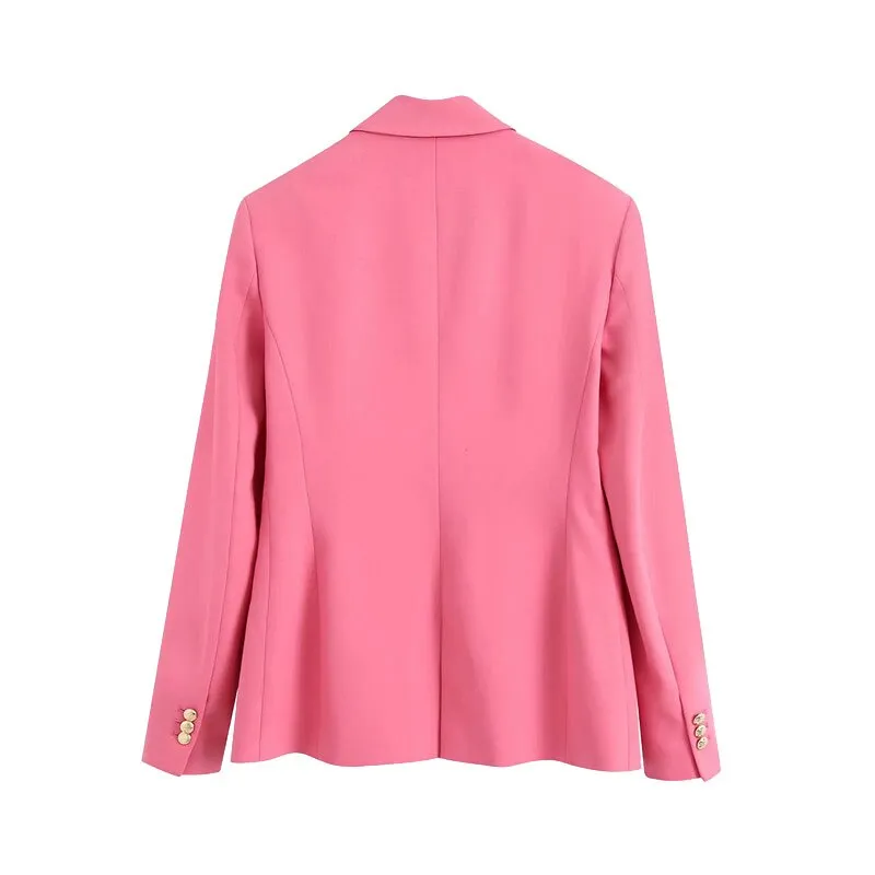 PINK BLAZER WITH POCKETS