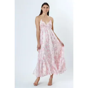 Pink Floral Dress