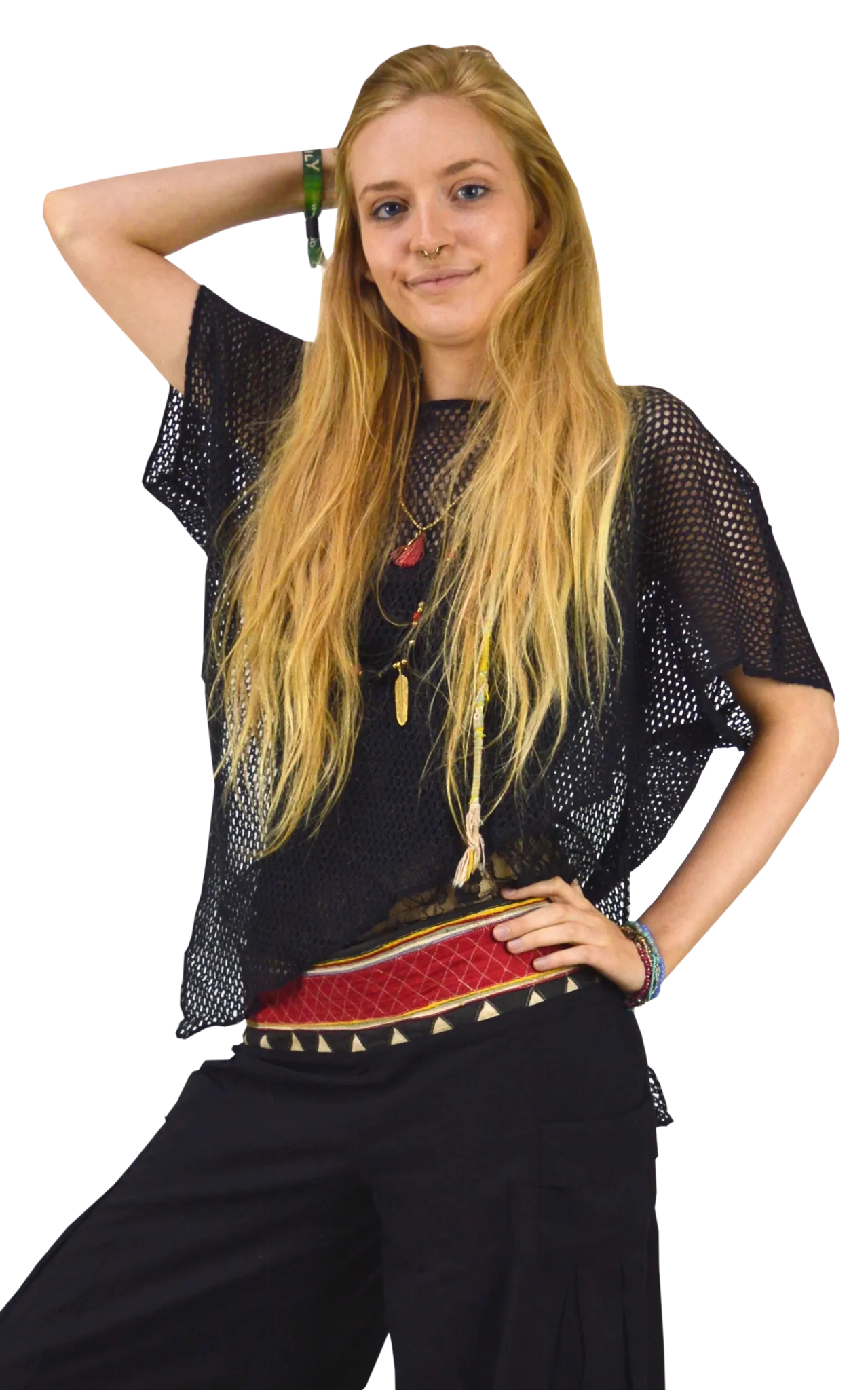Poncho Net Top