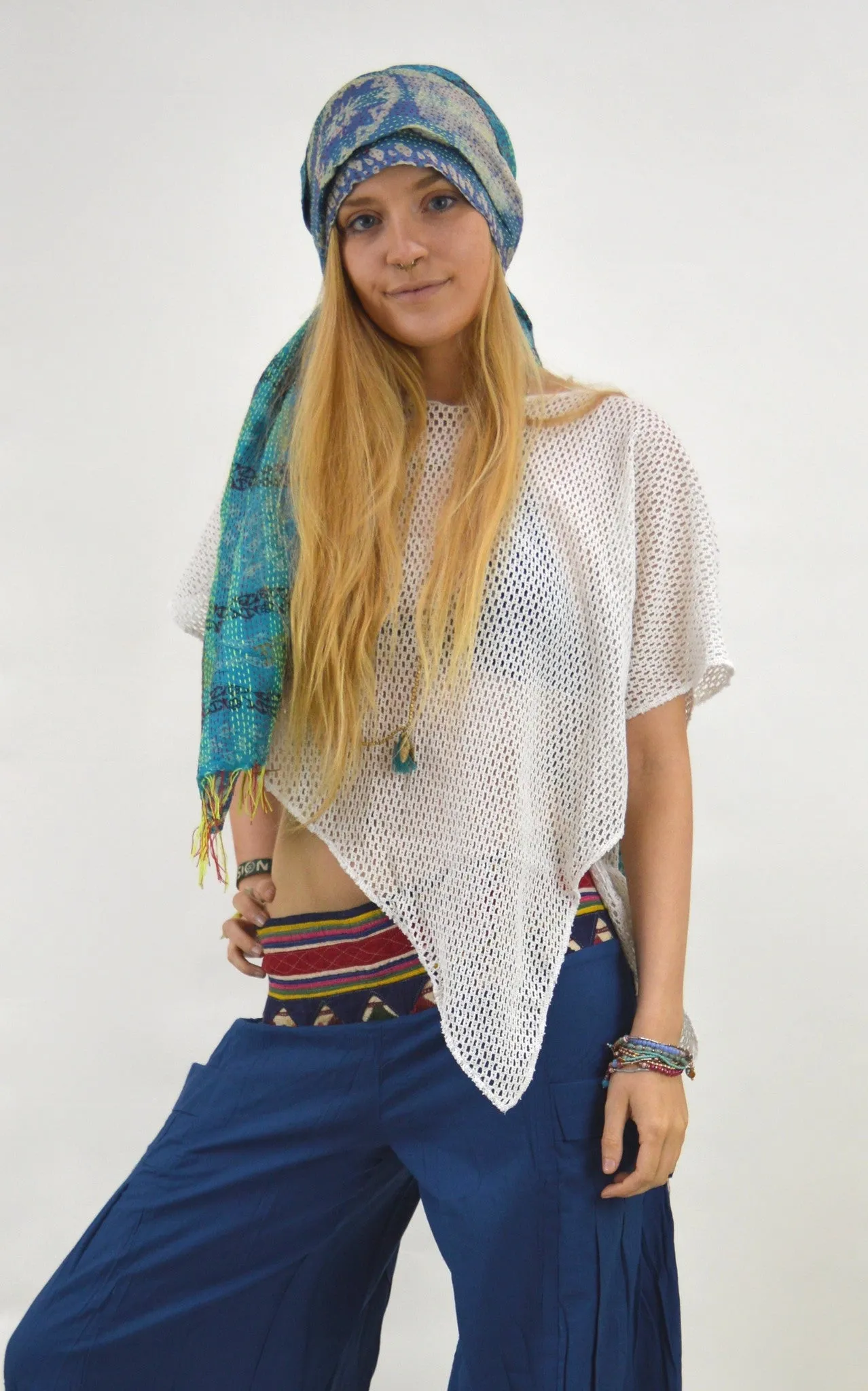 Poncho Net Top
