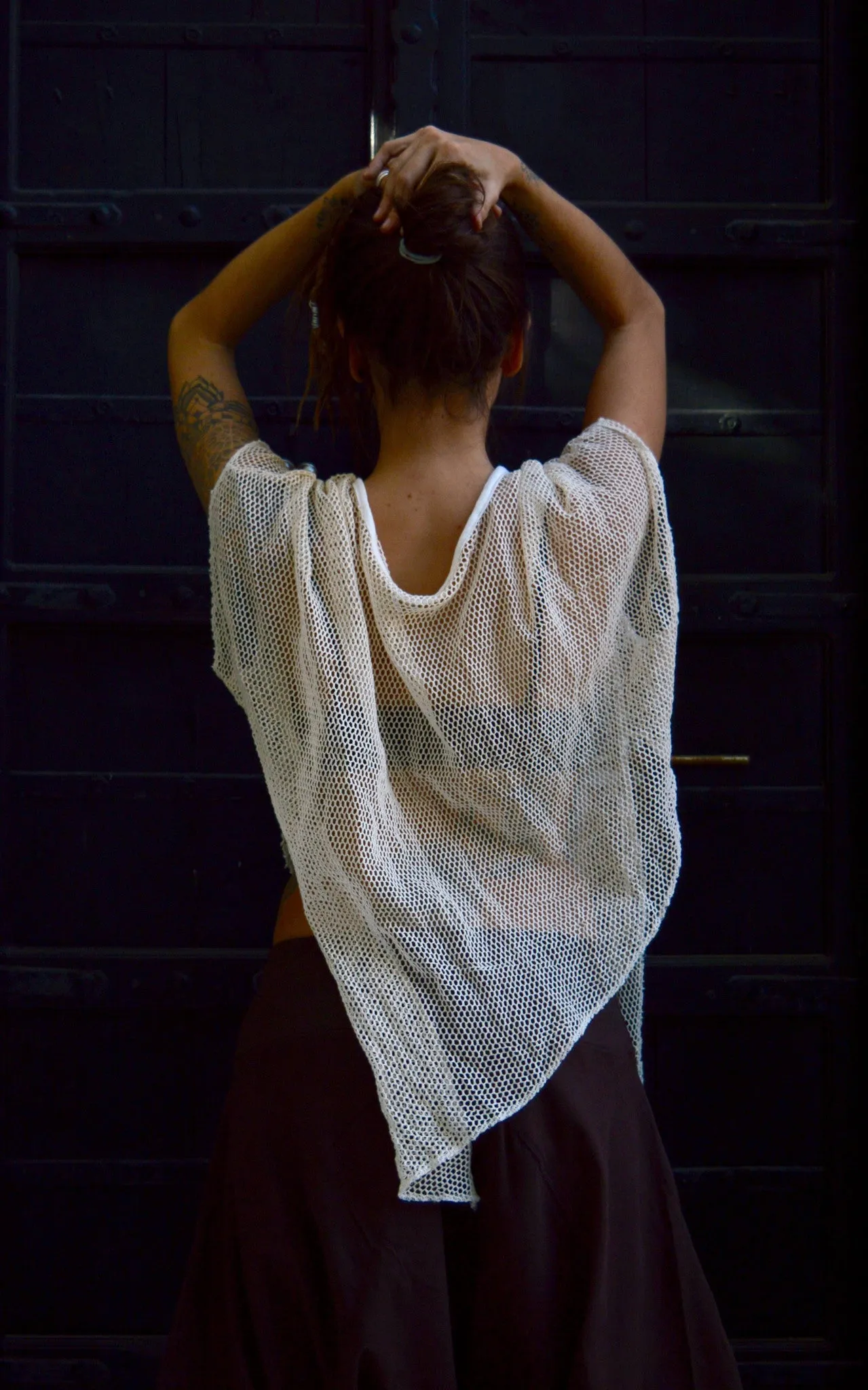 Poncho Net Top