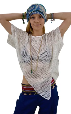 Poncho Net Top
