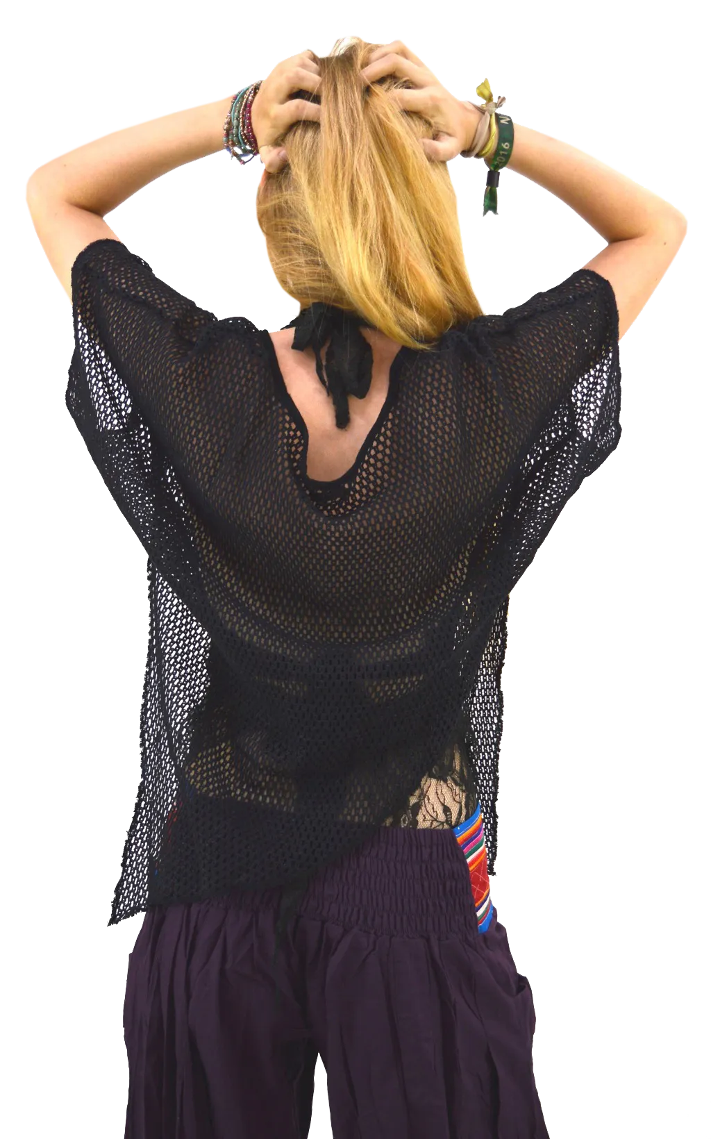 Poncho Net Top