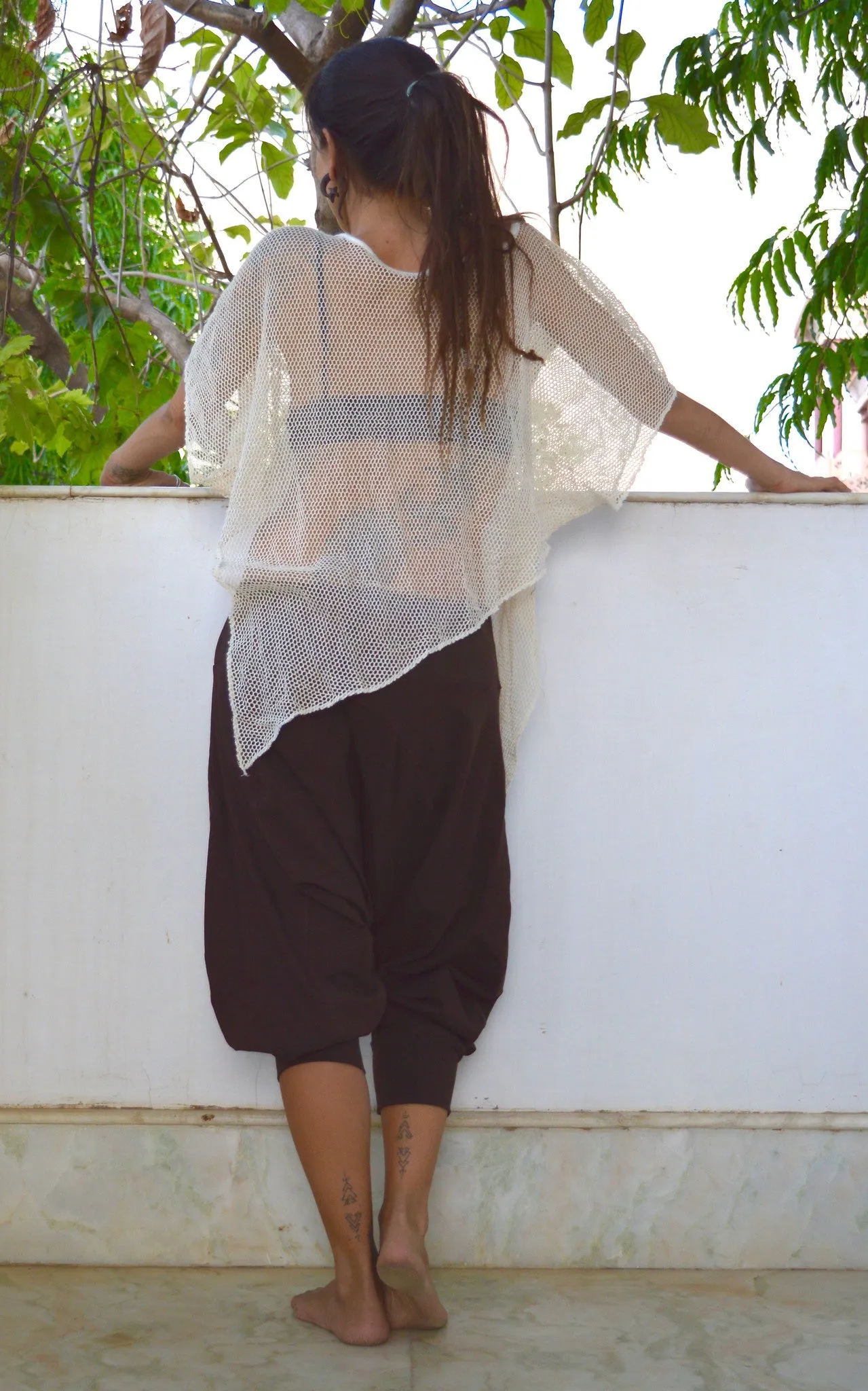 Poncho Net Top