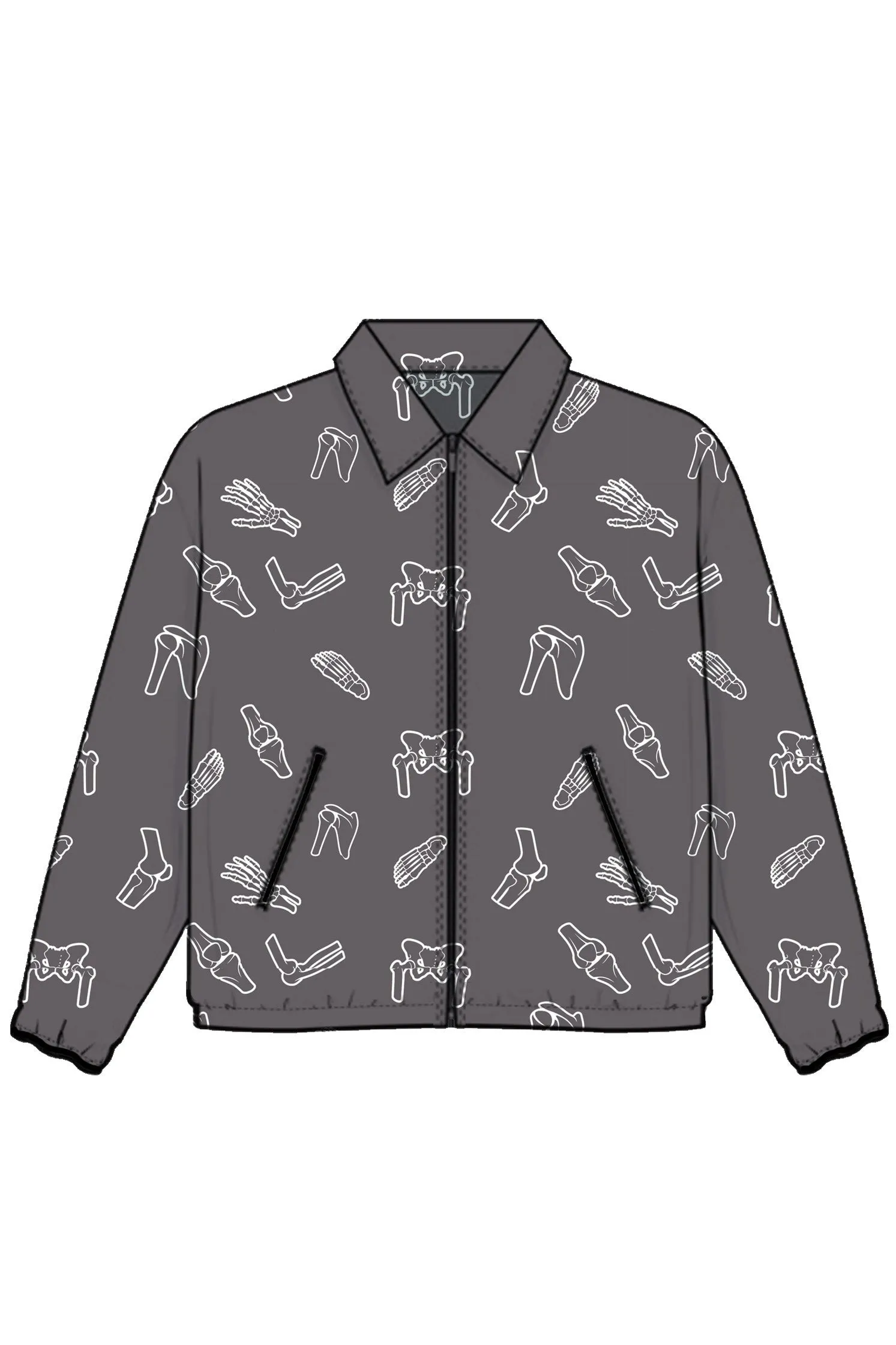 PROFESSIONAL PRINTED WARM UP JACKET