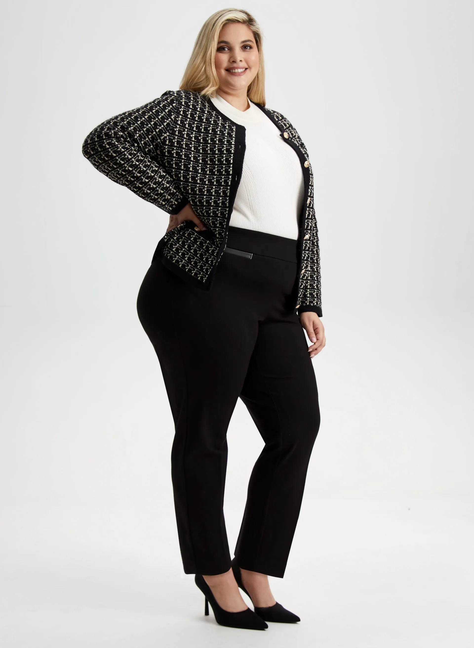 Sofia Pull-On Straight Leg Pants - Short
