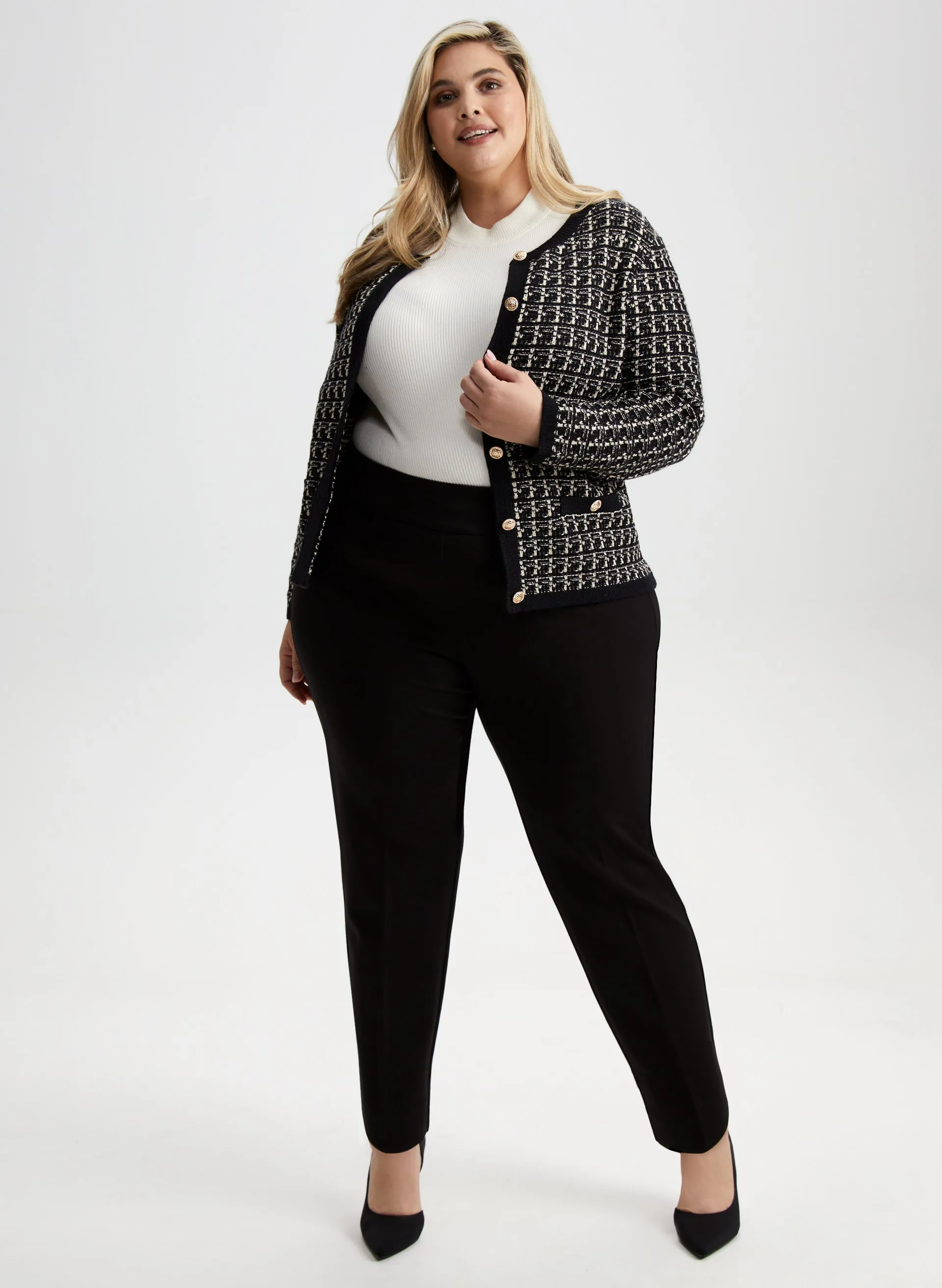 Sofia Pull-On Straight Leg Pants - Short