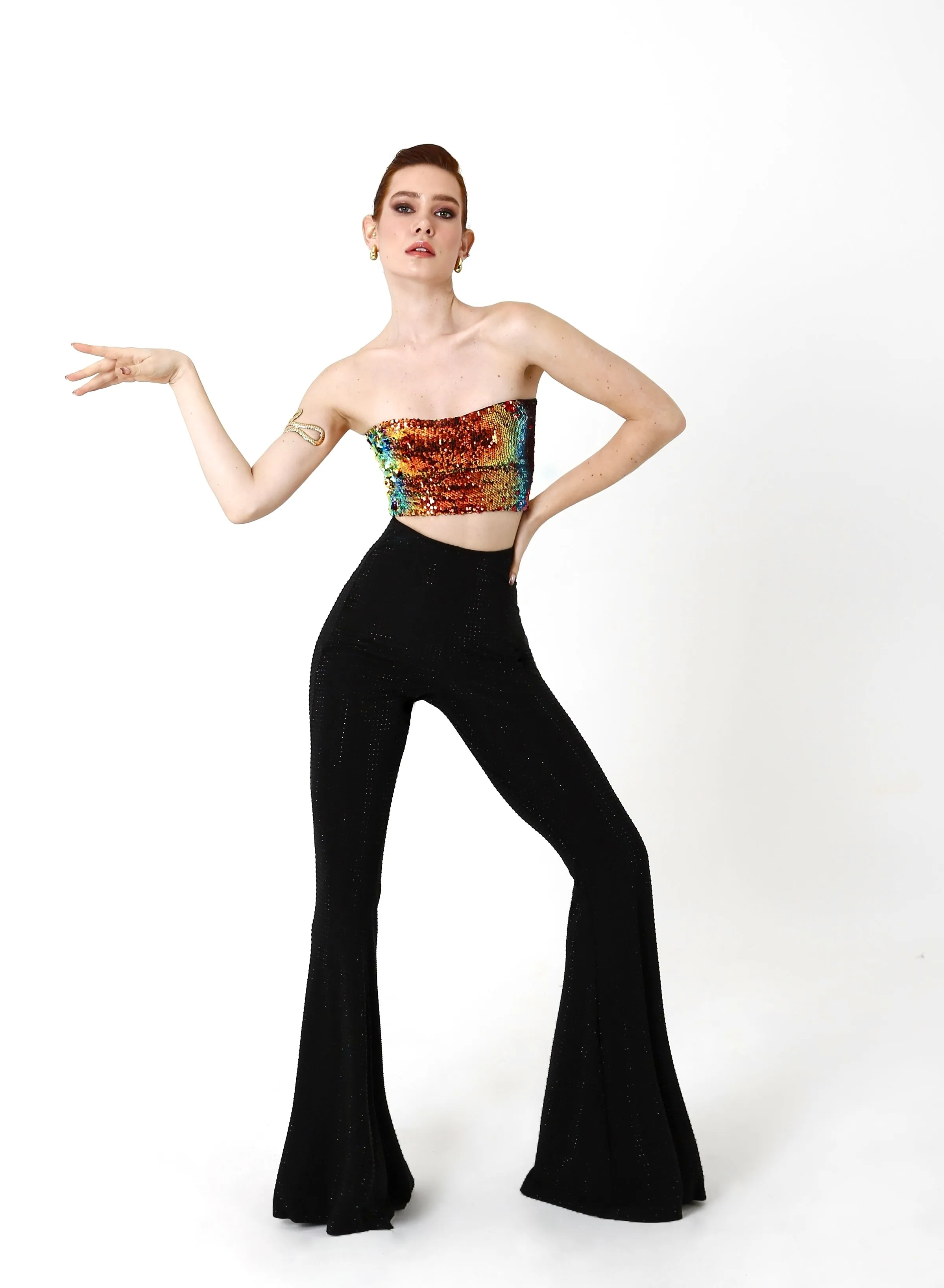 Soleil Pants in Midnight Sky