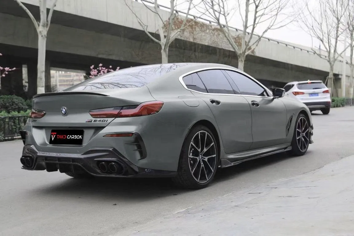 TAKD V2 Side Skirts for BMW 8 Series 840i M850i G16 2018-ON Carbon Fiber