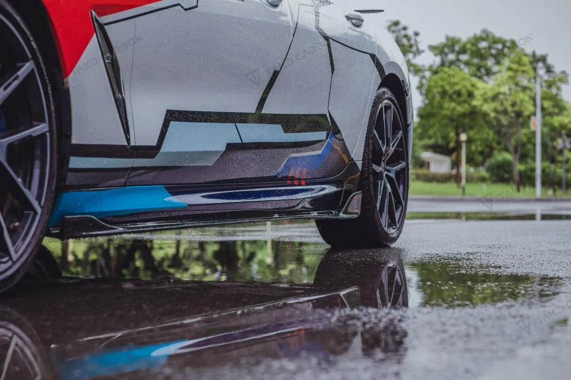 TAKD V2 Side Skirts for BMW 8 Series 840i M850i G16 2018-ON Carbon Fiber