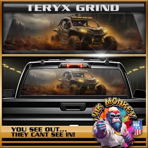Teryx Grind - Truck Back Window Graphics - Customizable