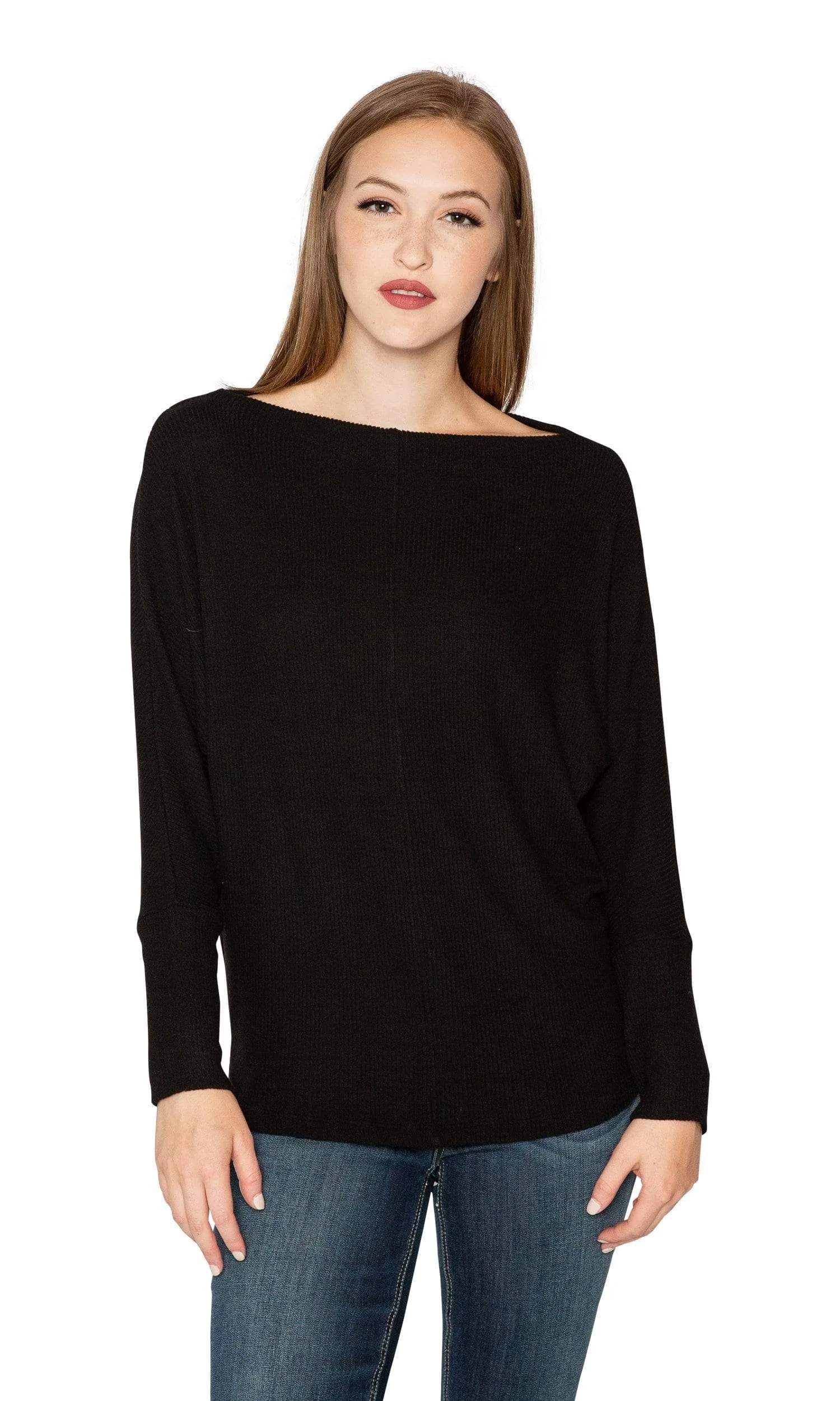 Velvet by Graham & Spencer Borsala Cozy Rib Dolman Top
