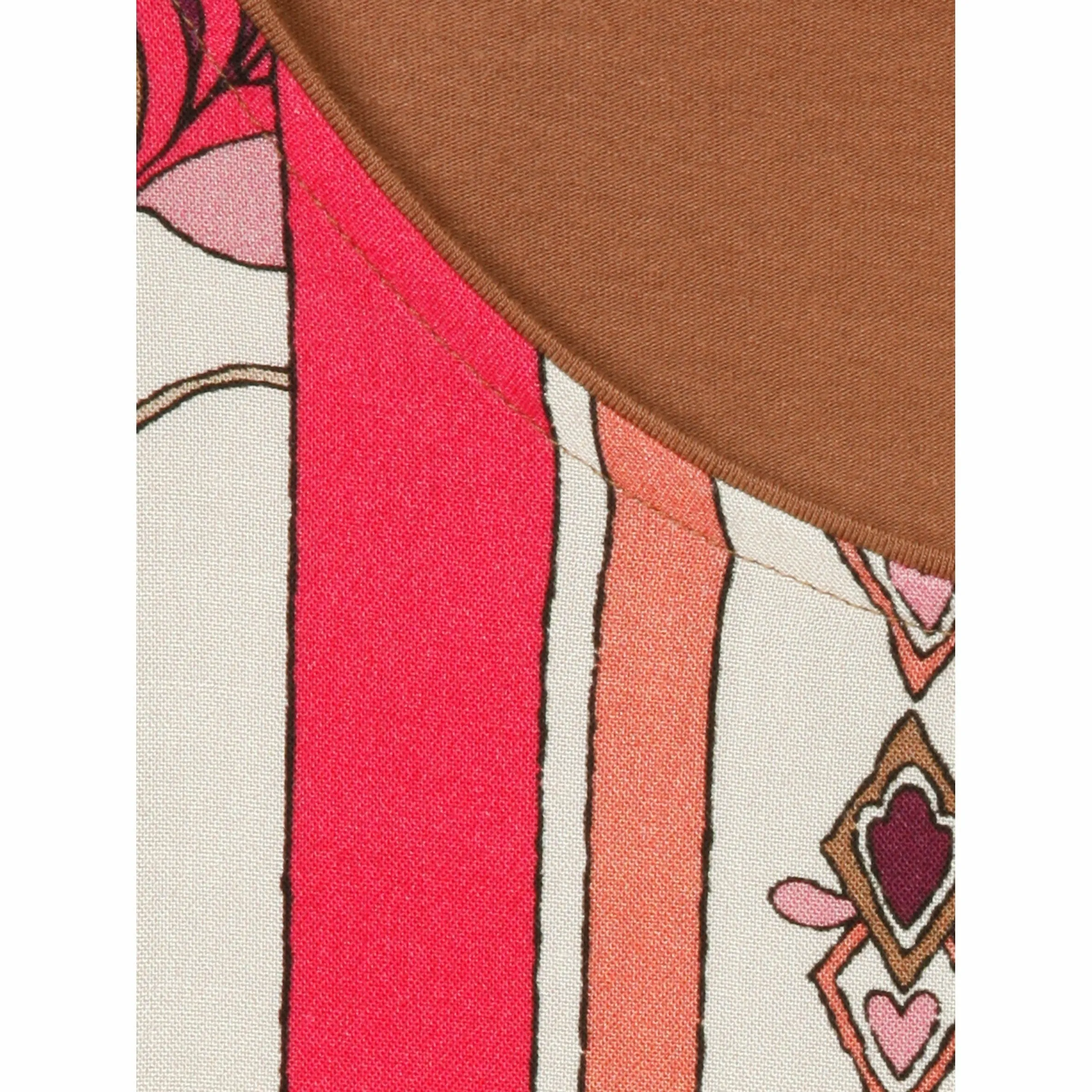 Via Appia Due Floral Contrast Blouse