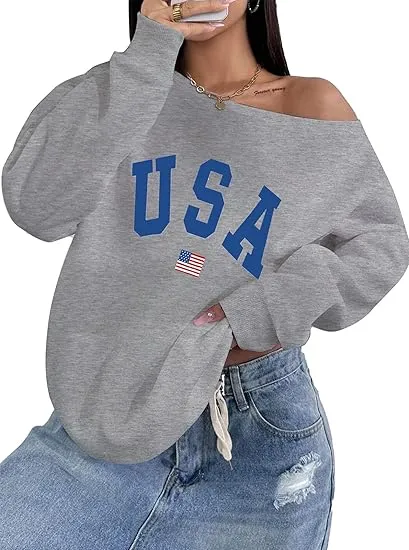 White Comfy Pullover Sweatshirt w/Pockets