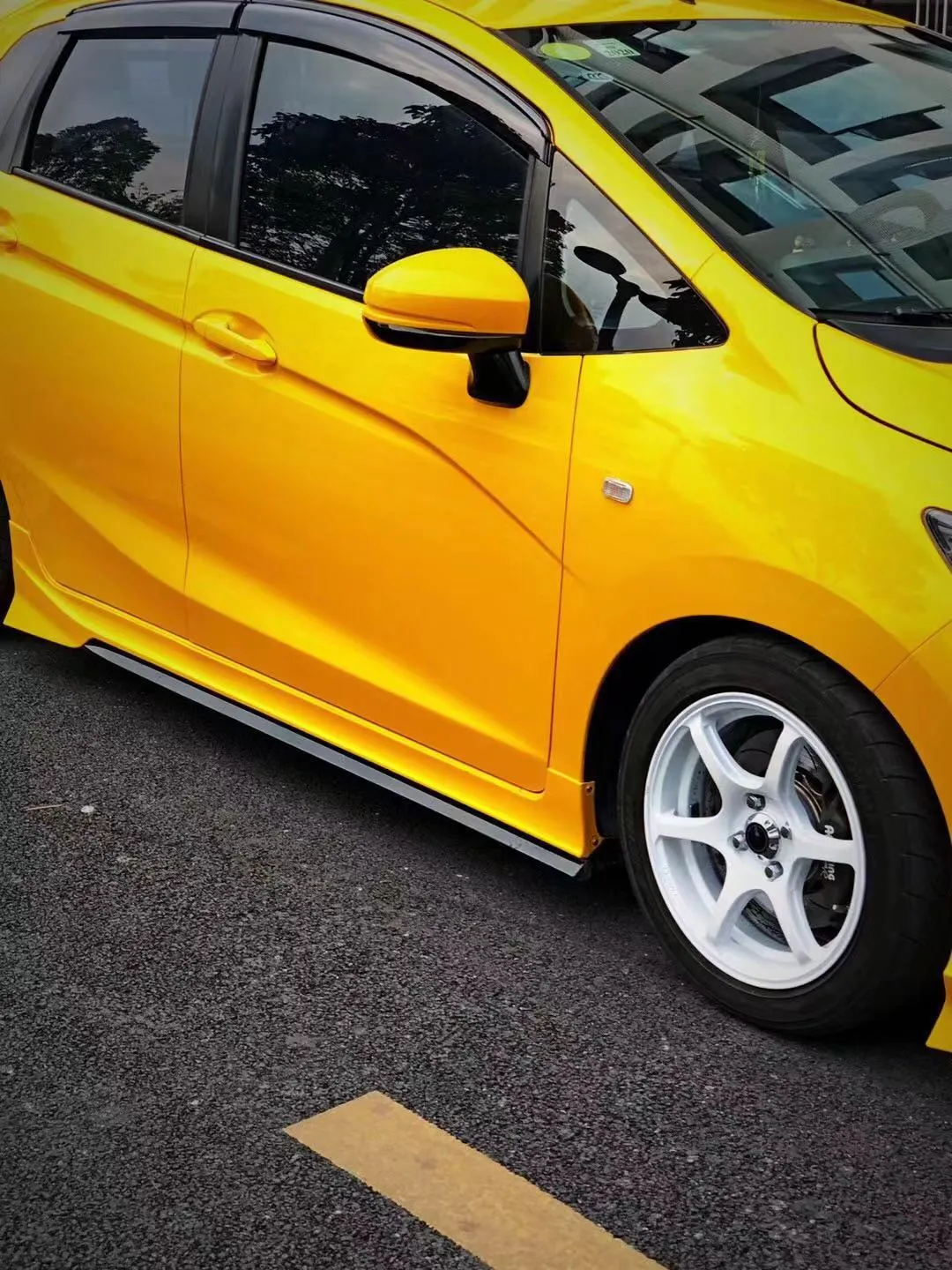 Yofer USA Side Skirts for Honda Fit 3rd Gen GK3 GK4 GK5 GK6 GK7 GH7 GP5 GP6 PP