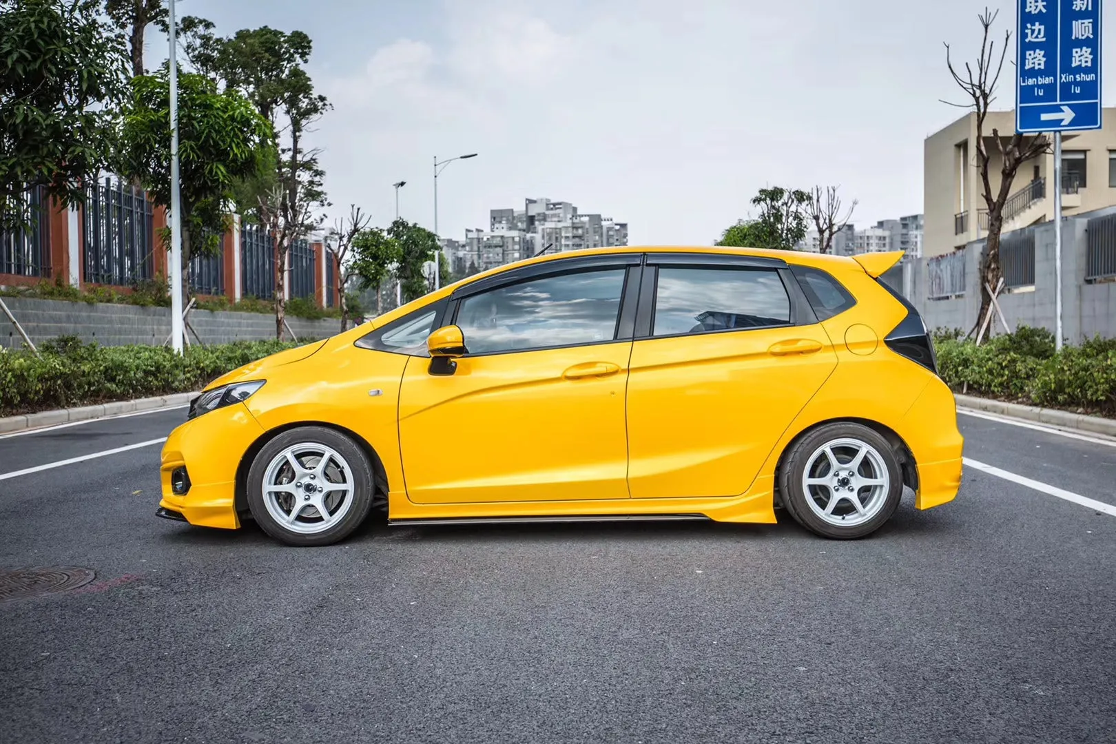 Yofer USA Side Skirts for Honda Fit 3rd Gen GK3 GK4 GK5 GK6 GK7 GH7 GP5 GP6 PP