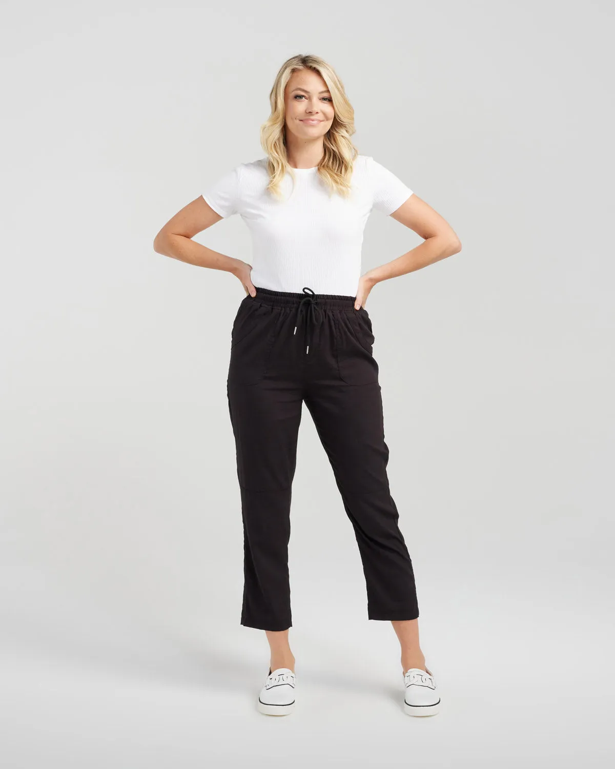 Zafina - Page Pant - ZJ1108B - Black 1 1 x 10 left